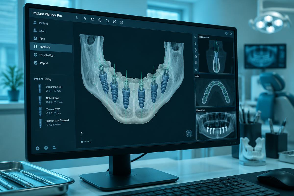 All on 8 dental implants - illustrative photo